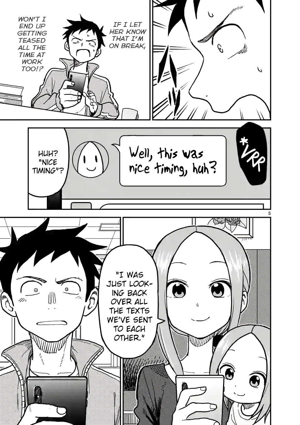 Karakai Jouzu no (Moto) Takagi-san Chapter 113 5